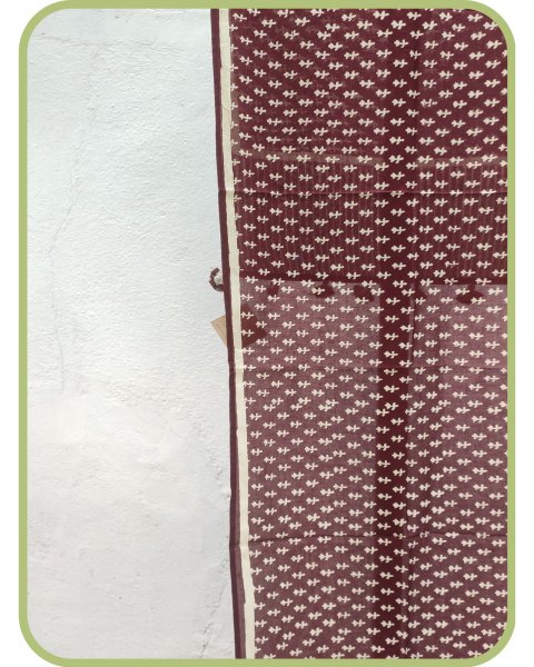 Block print Cotton stole