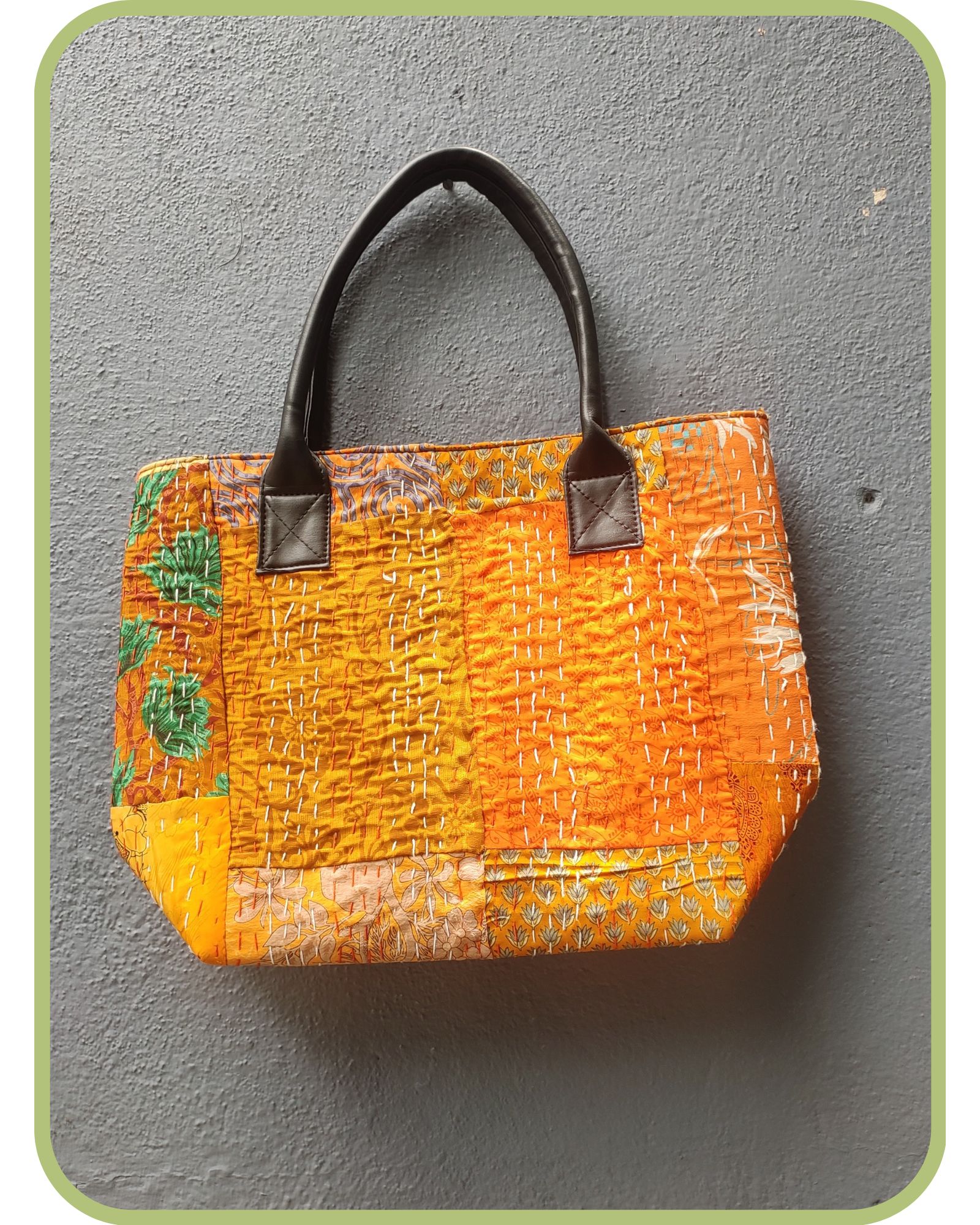 Kantha handbag