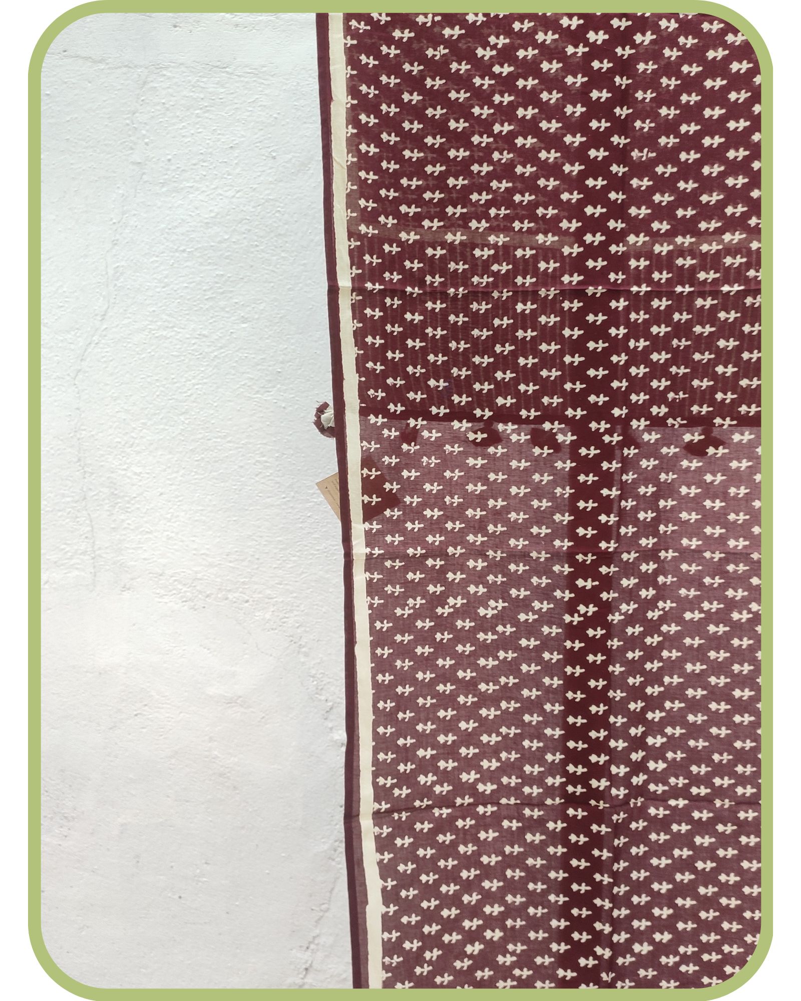 Block print Cotton stole