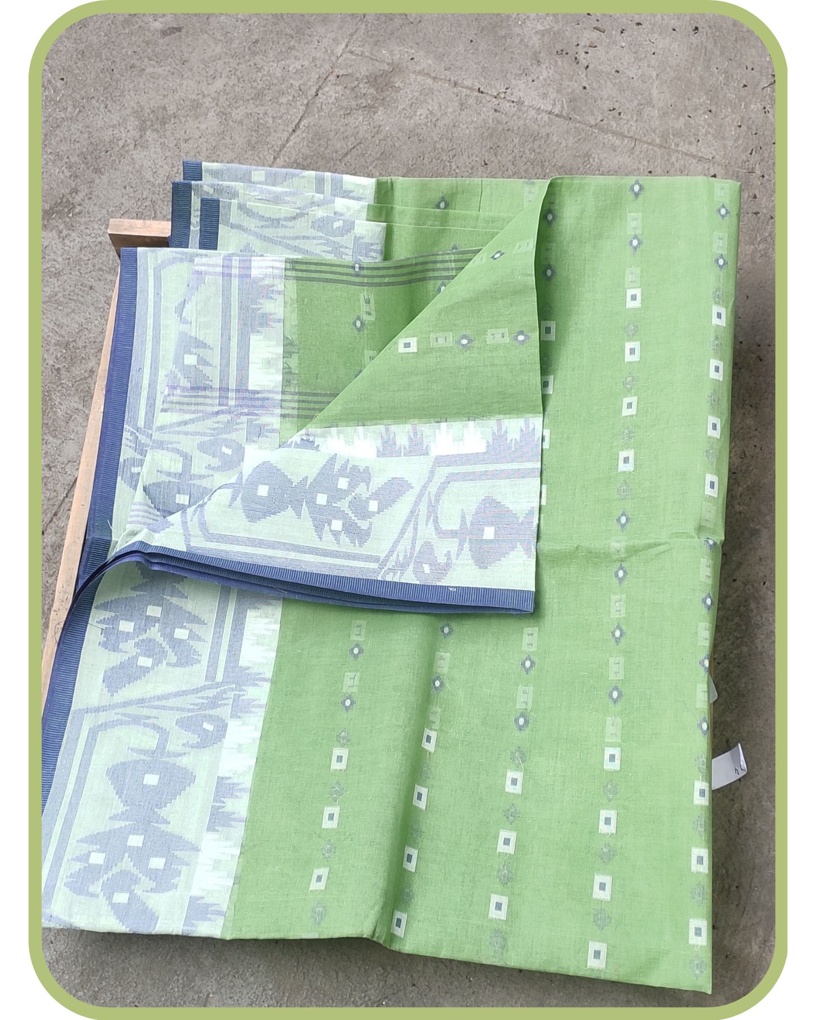 Fulia Cotton sarees with Jhamdani border