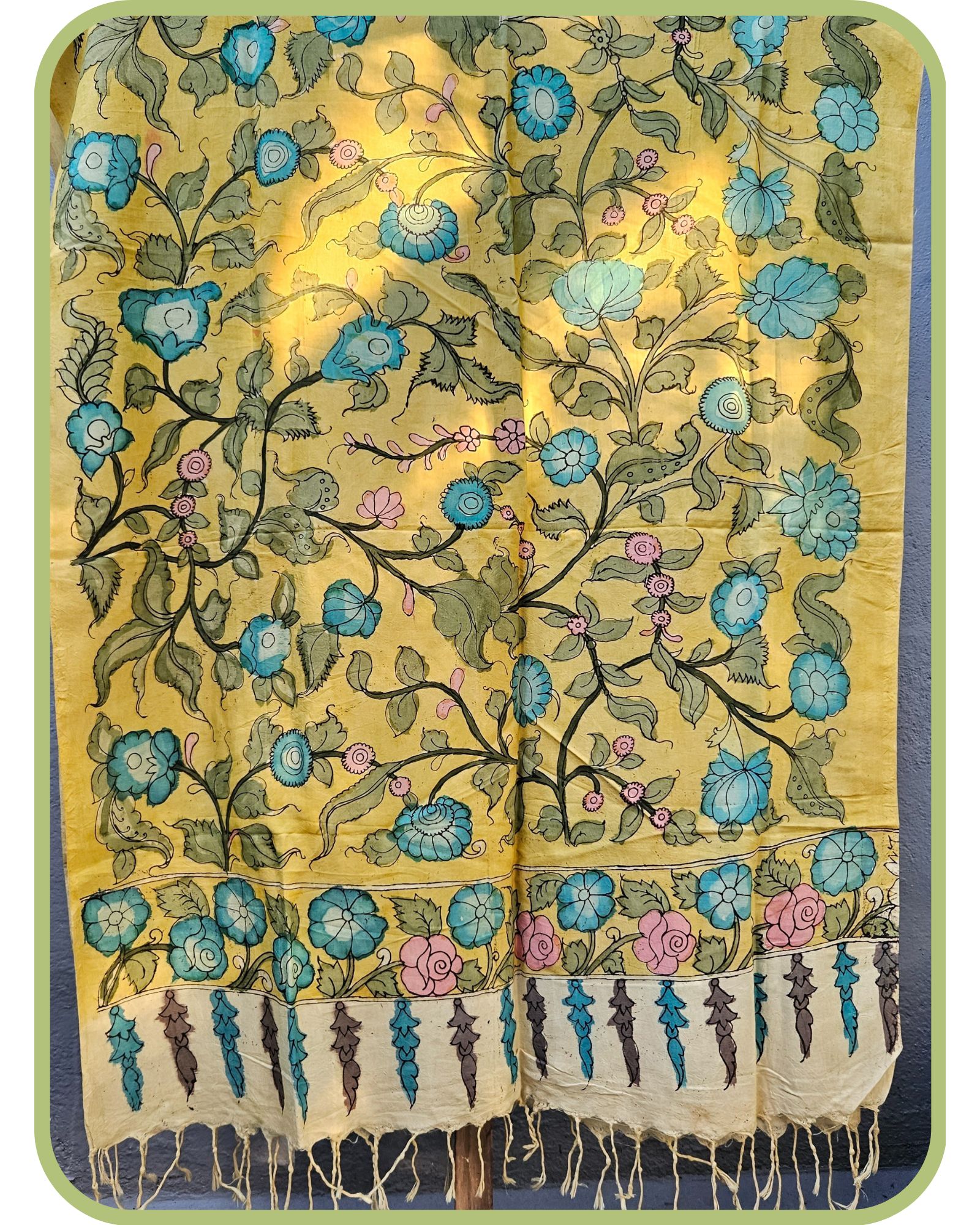 Silk Kalamkari Dupatta