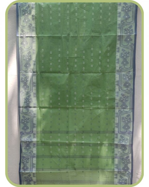 Fulia cotton saree with Jhamdani border