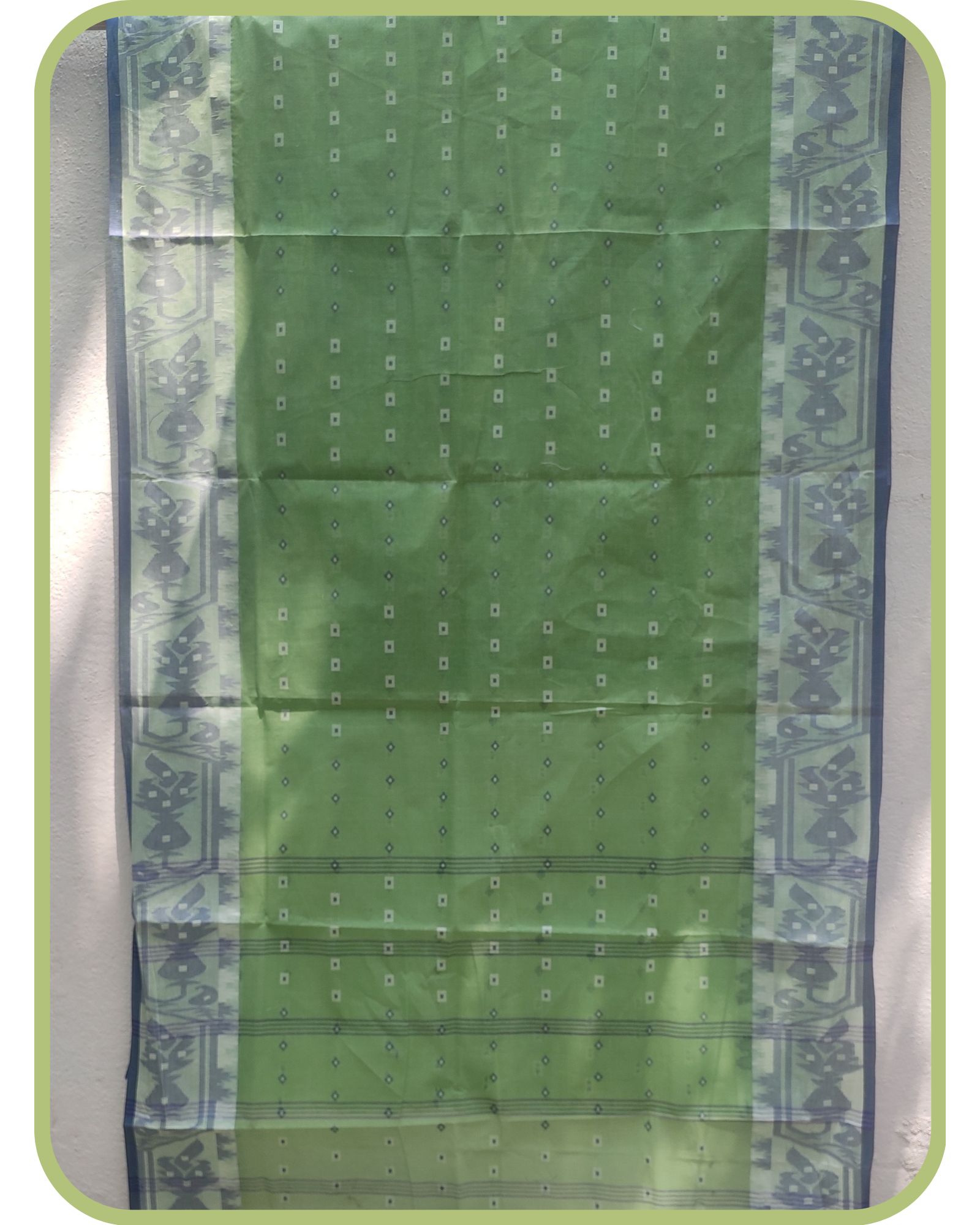 Fulia Cotton sarees with Jhamdani border