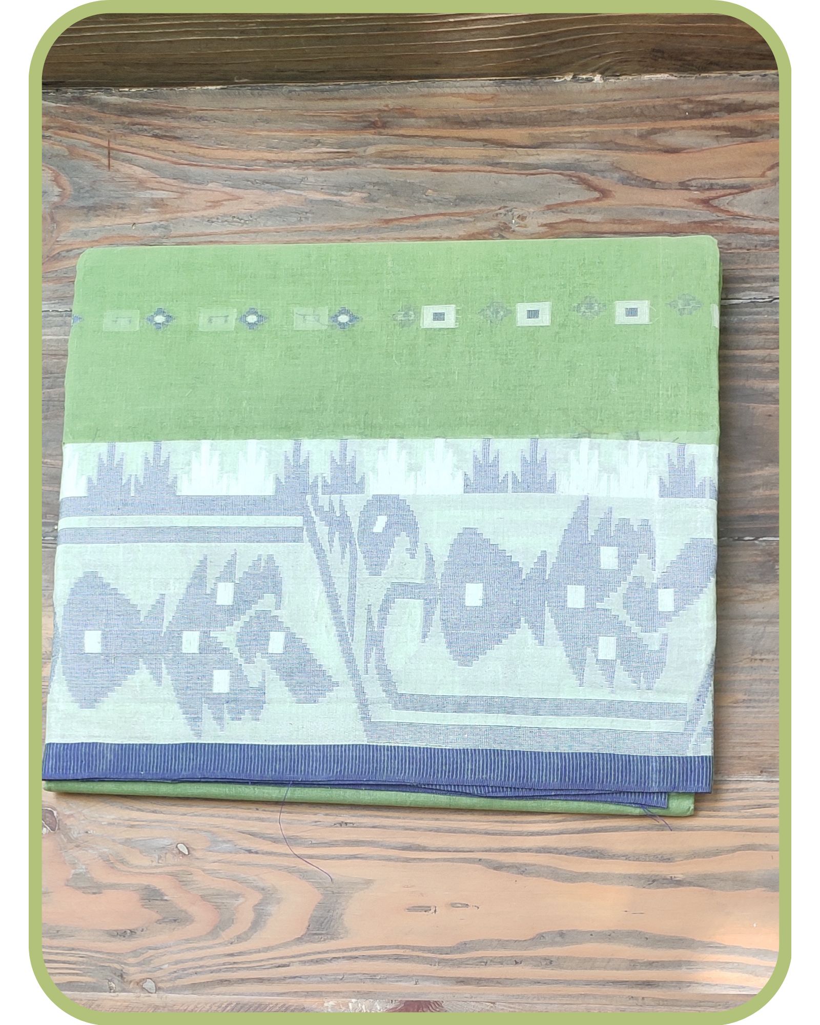 Fulia cotton saree with Jhamdani border