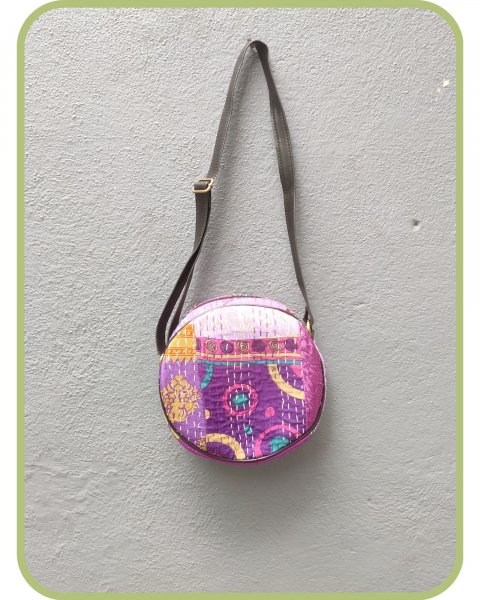 Kantha Embroidery Sling Bag