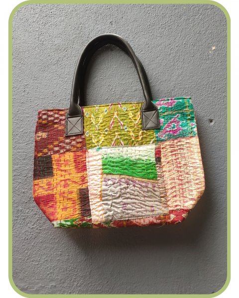 Kantha handbag