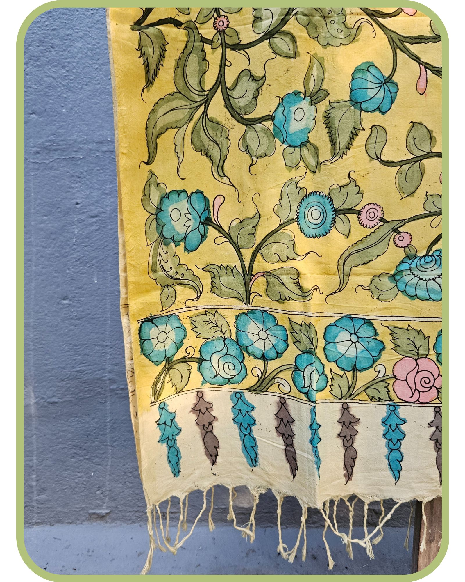 Silk Kalamkari Dupatta