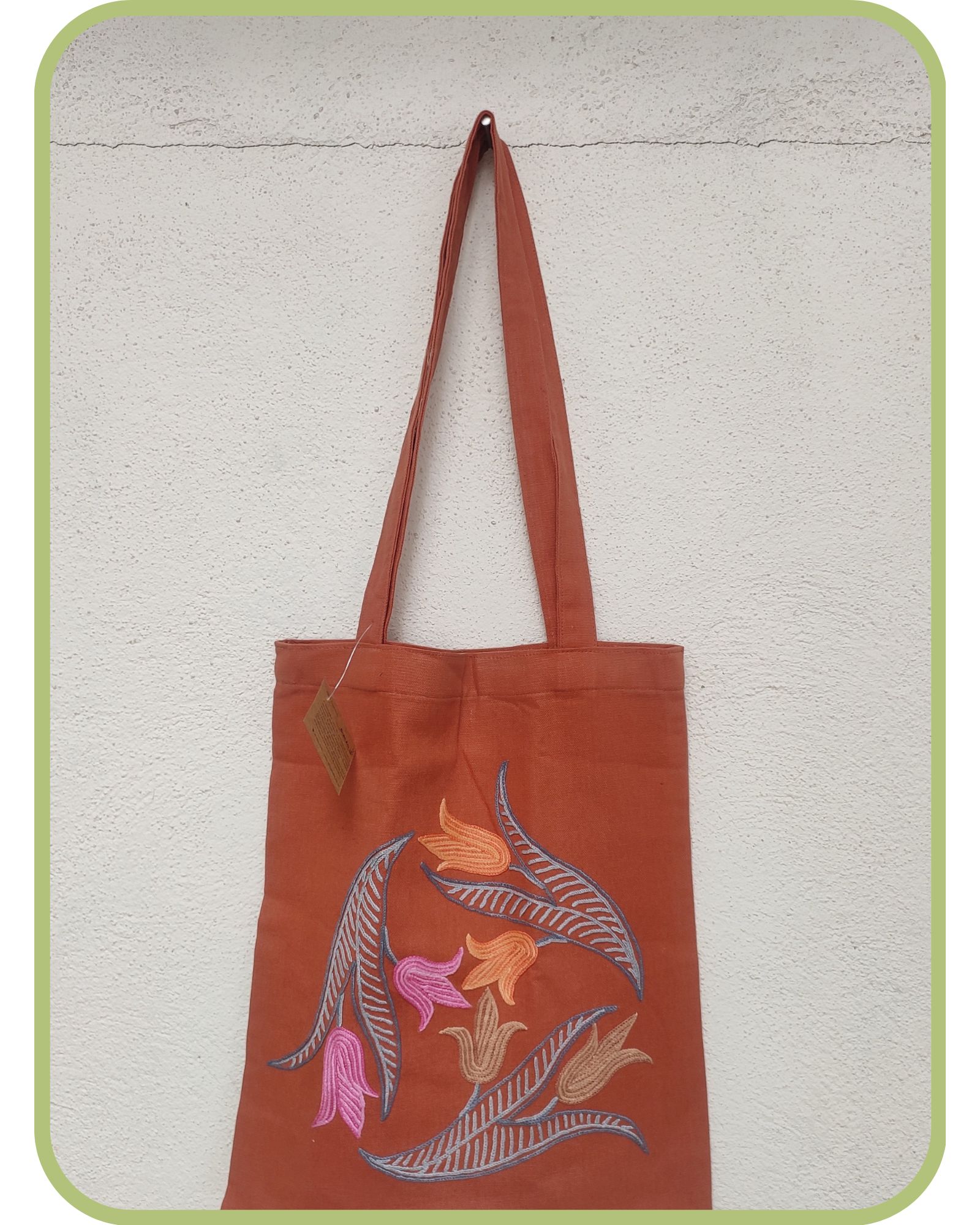 Pure Cotton handbags embroidery