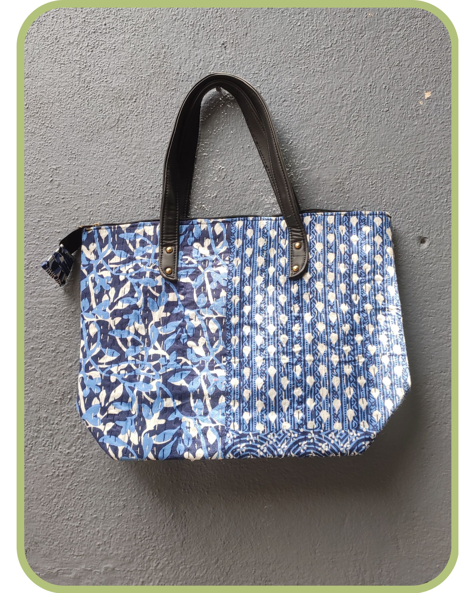 Kantha handbag