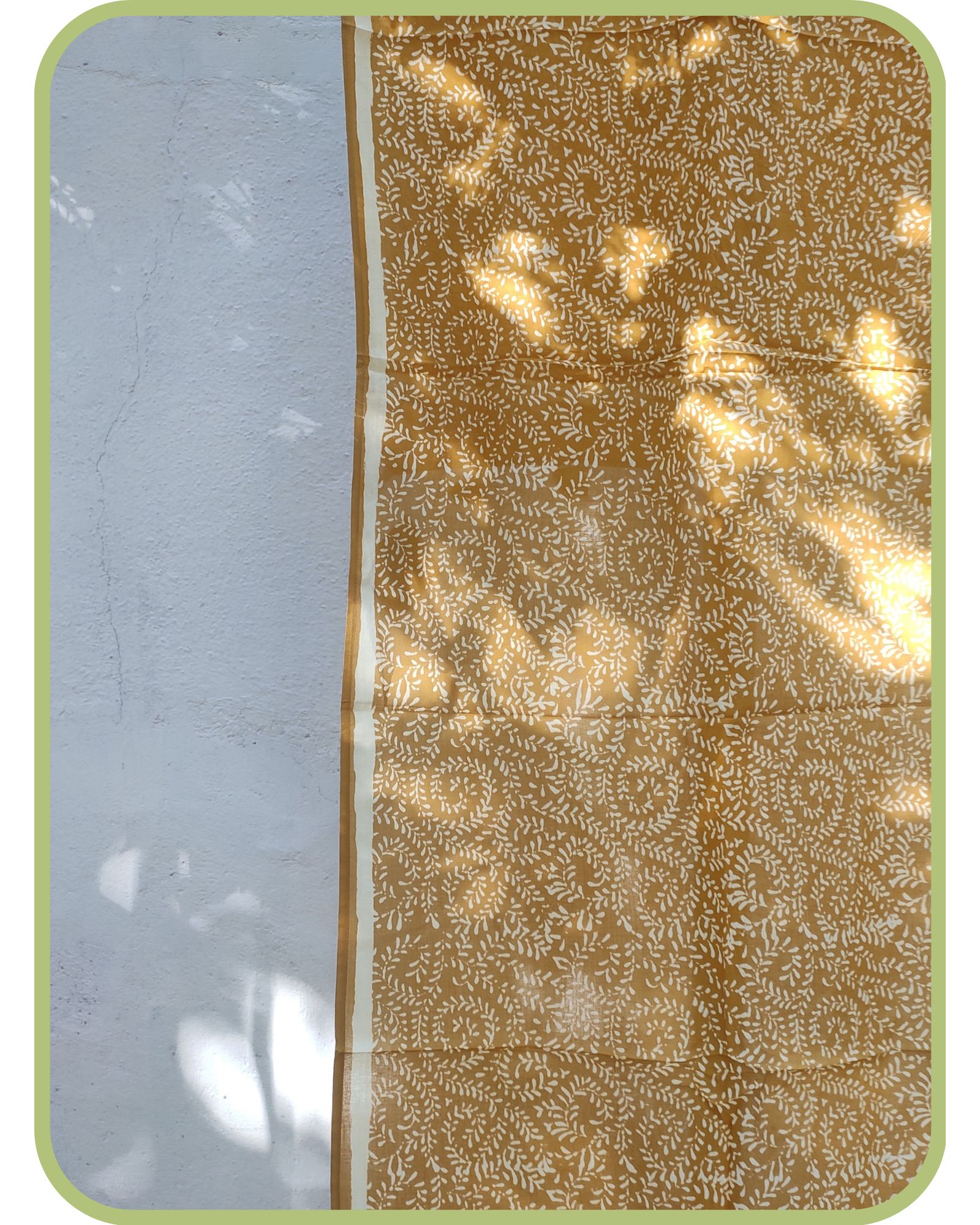 Block print Cotton stole