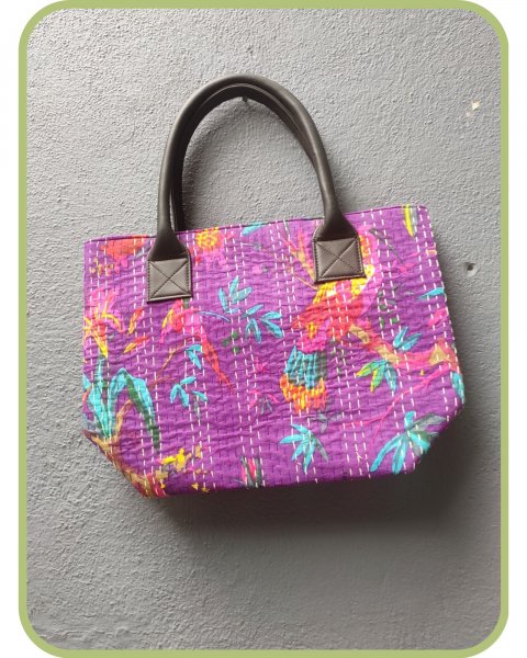 Kantha handbag