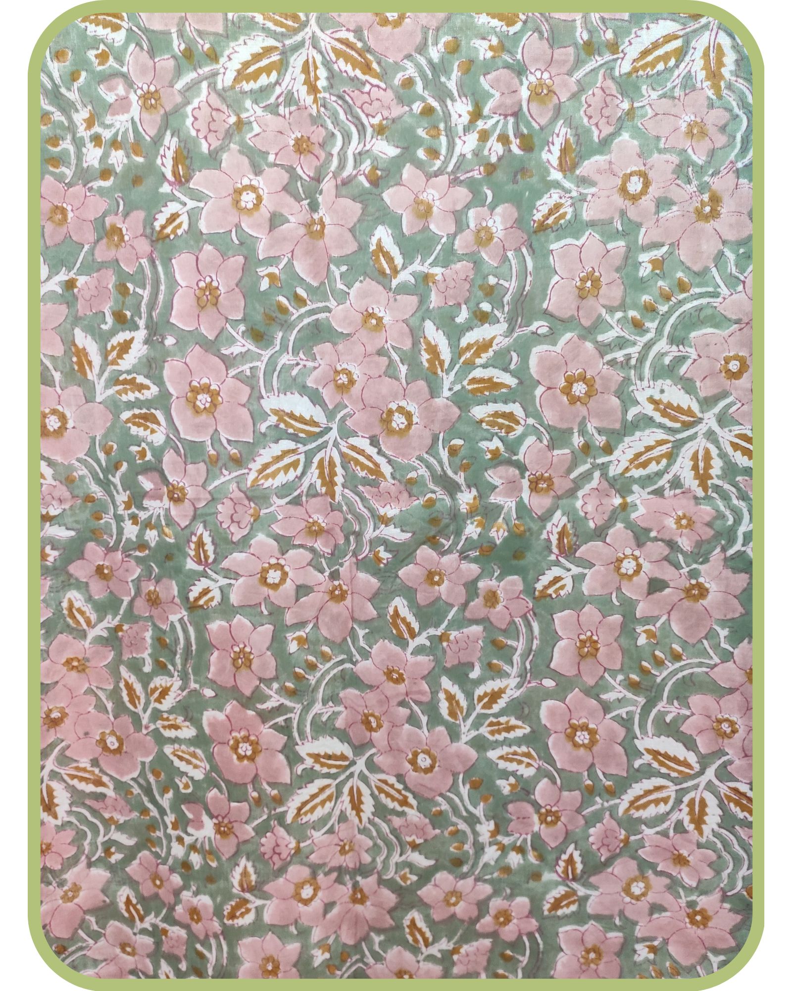 Block print Cotton Dupatta