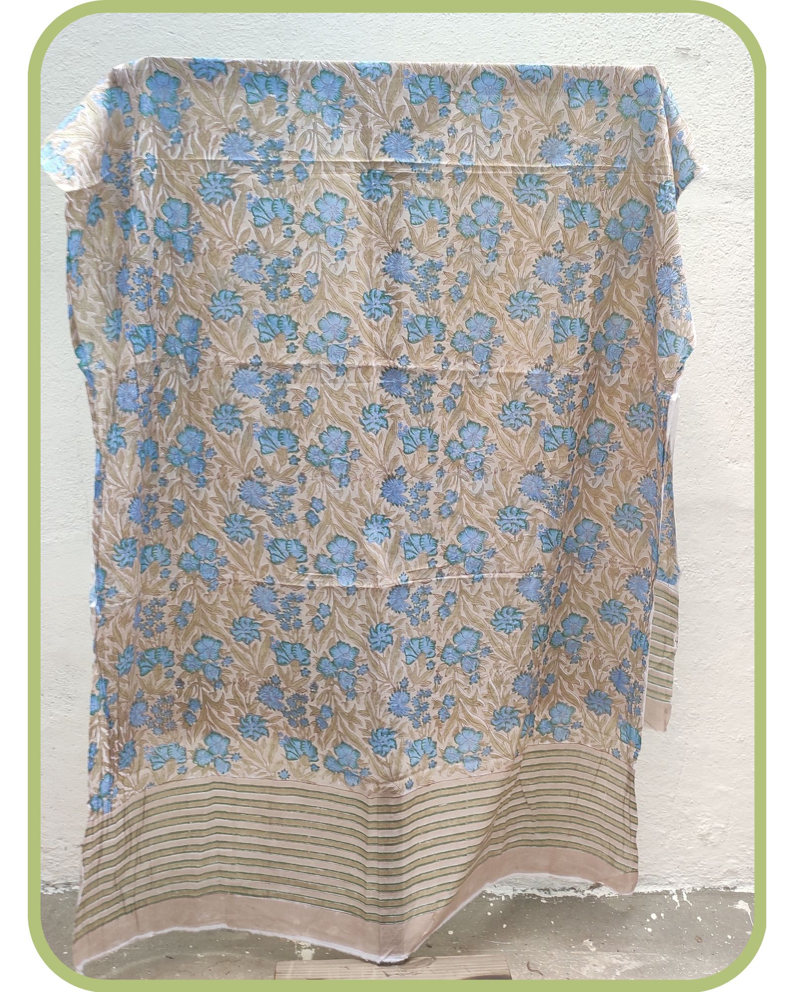 Block print Cotton Dupatta