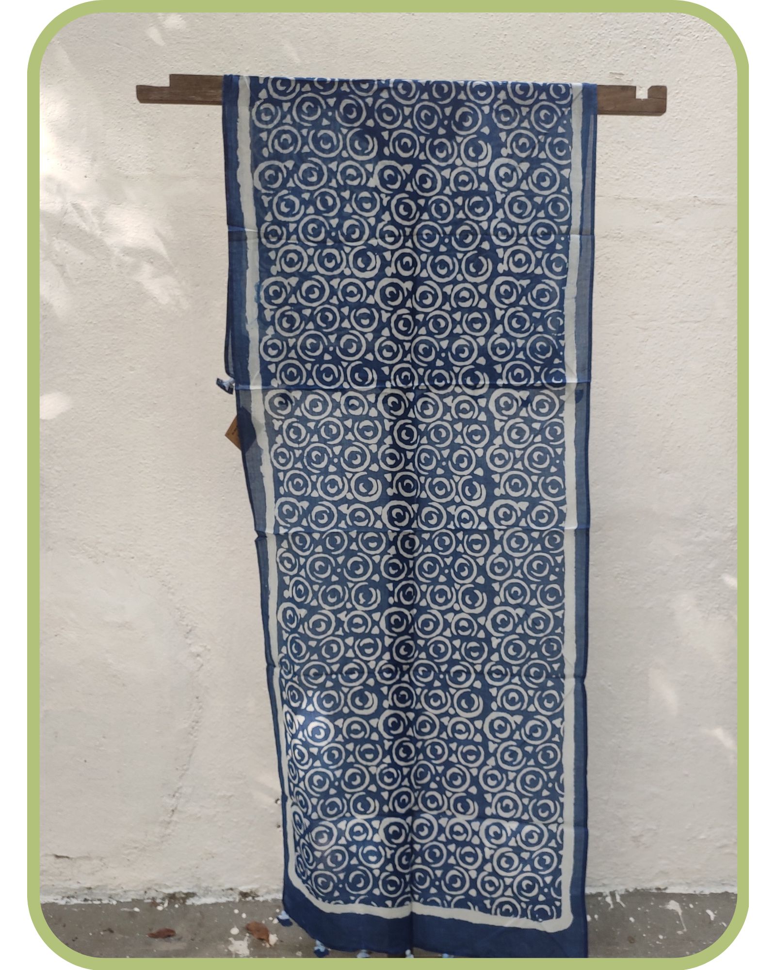 Block print Cotton stole