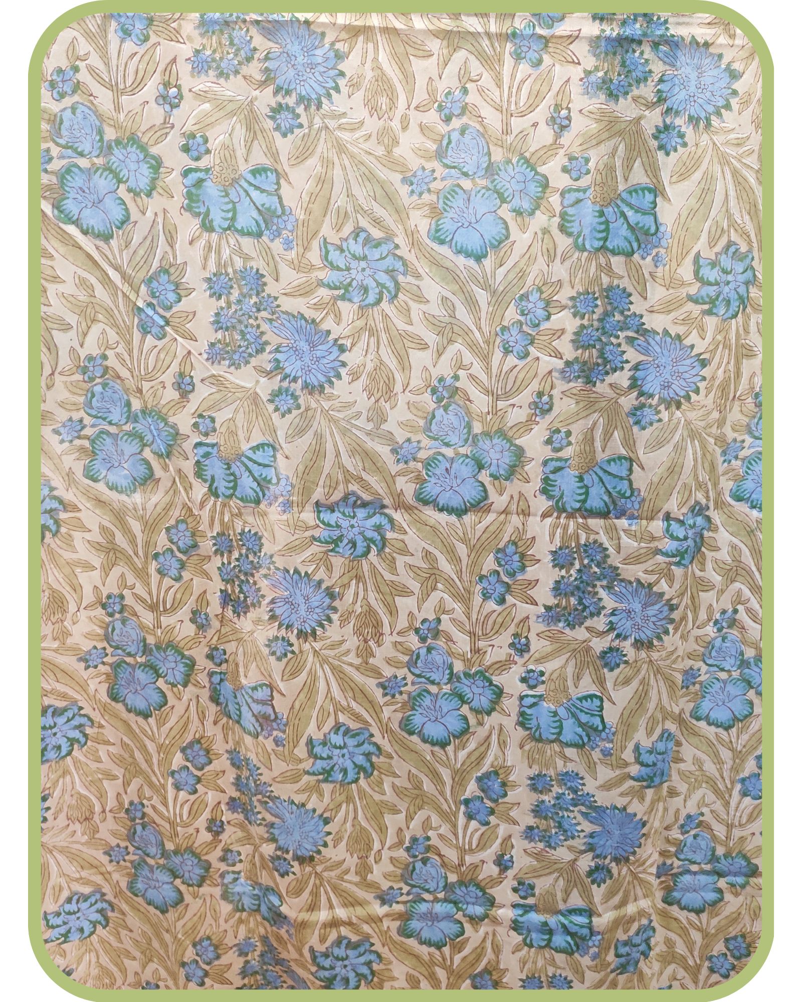 Block print Cotton Dupatta