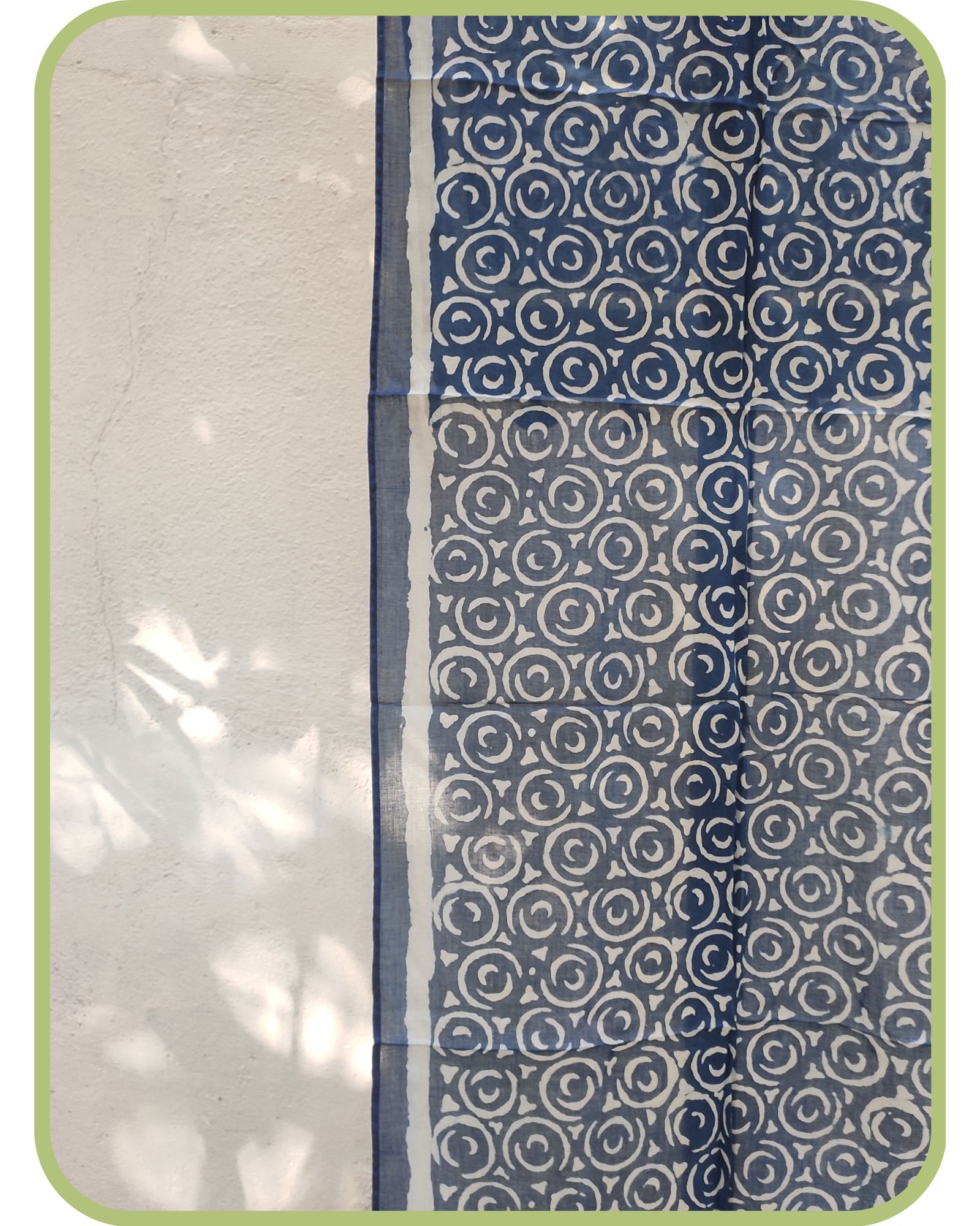 Block print Cotton stole