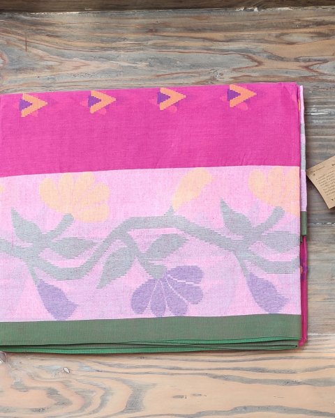 Fulia Cotton saree with Jhamdani weave