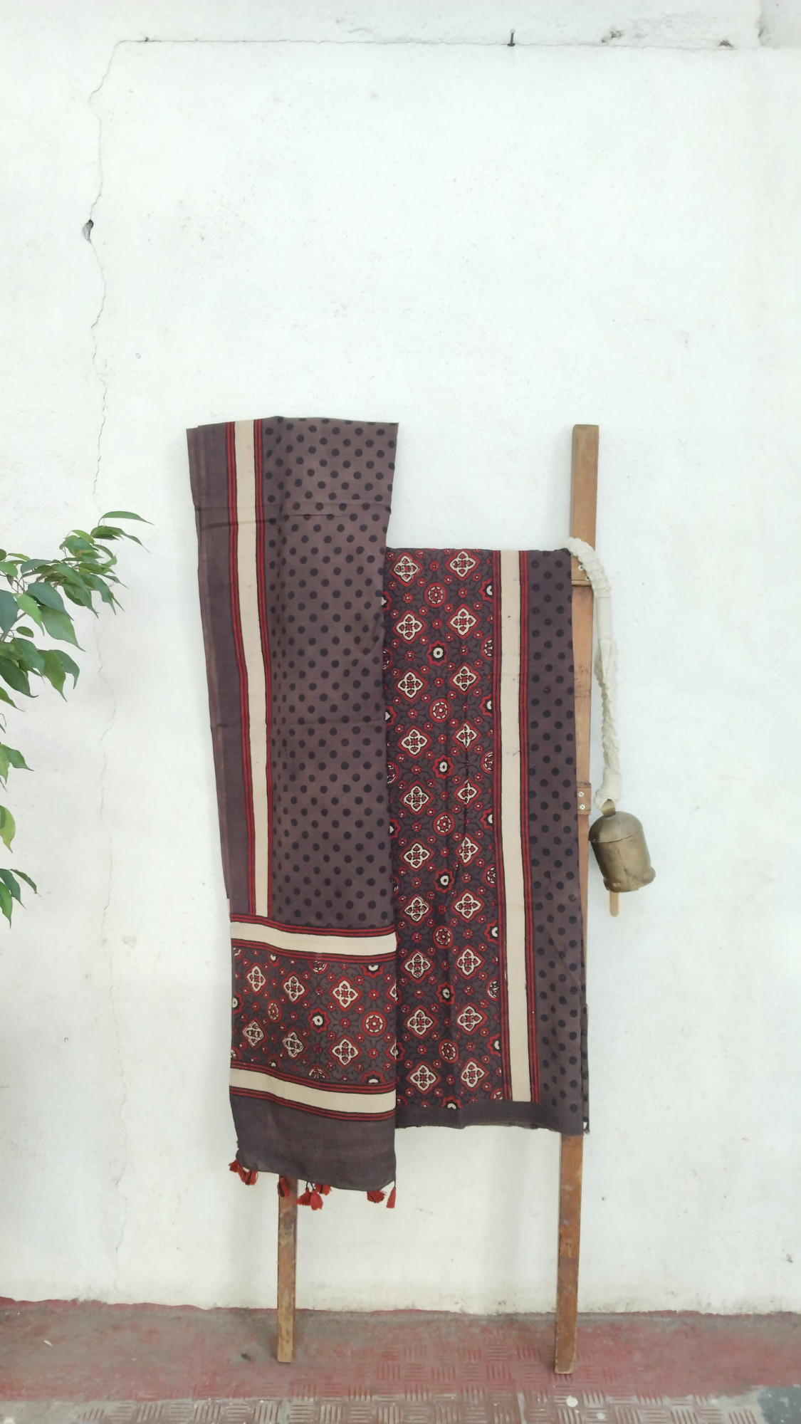 Ajrak BlockPrint Cotton Dress Material