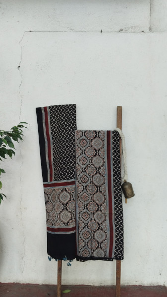 Ajrak BlockPrint Cotton Dress Material