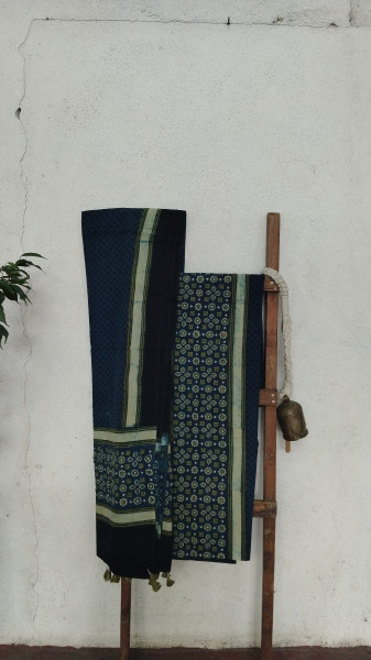 Ajrak BlockPrint Cotton Dress Material