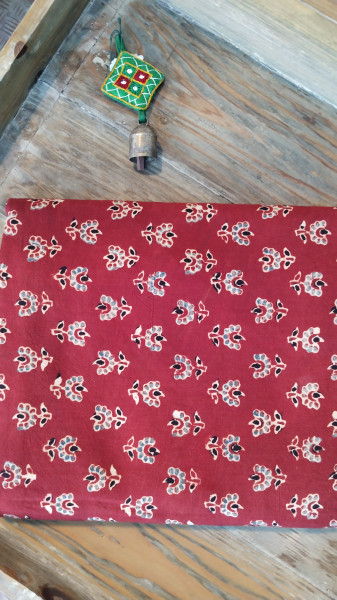 Cotton Blockprint Ajrak Fabric