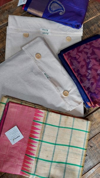 Cotton Saree Cover Bags - Pack of 3