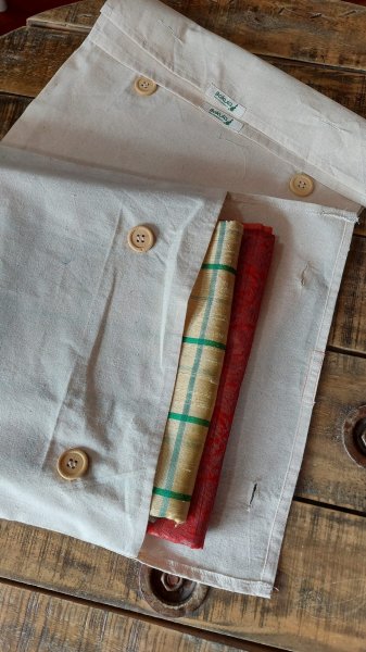 Cotton Saree Cover Bags - Pack of 3