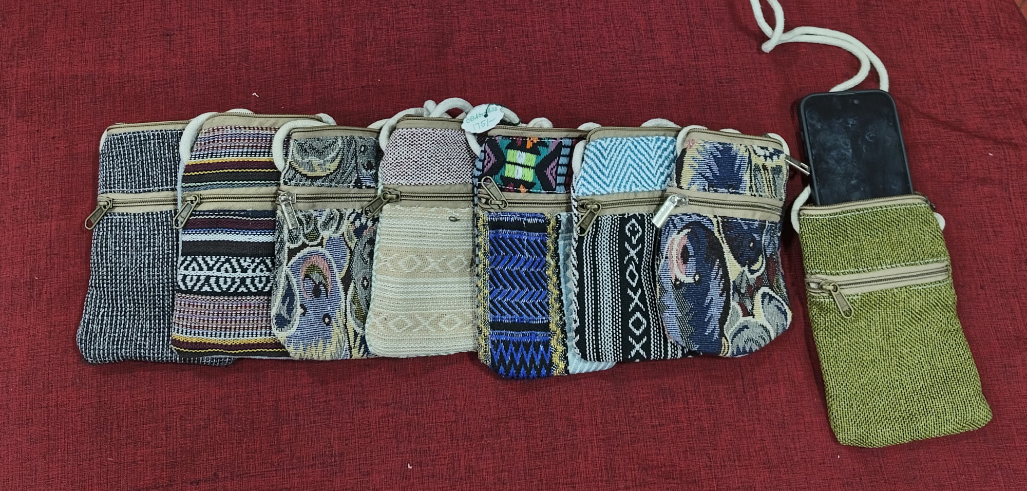 Hemp Fabric Sling Bag