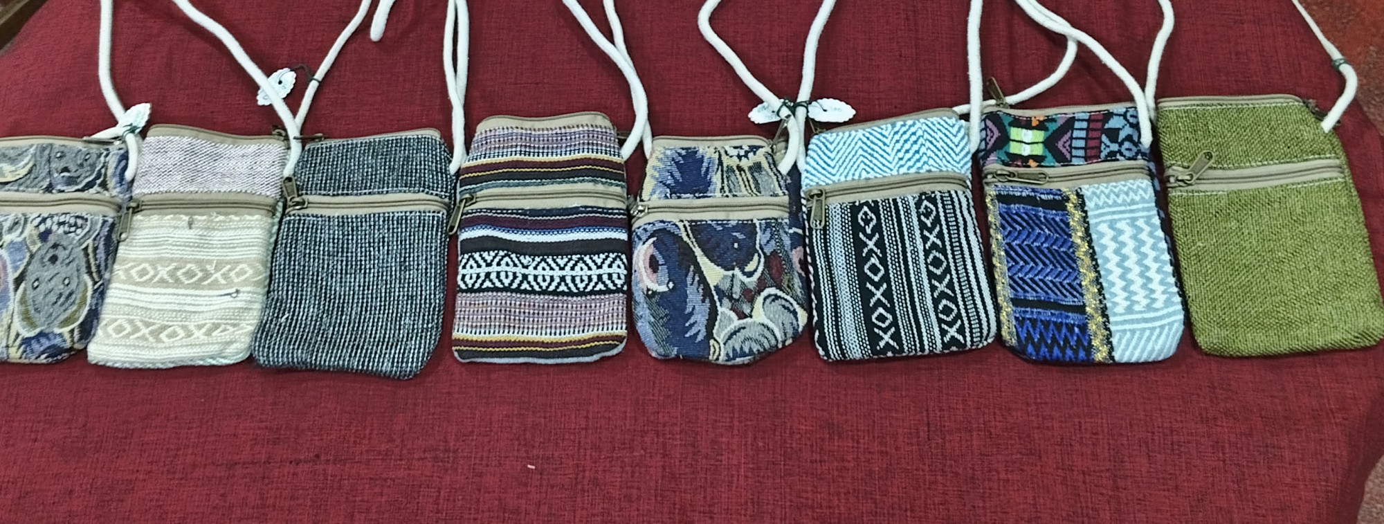 Hemp Fabric Sling Bag