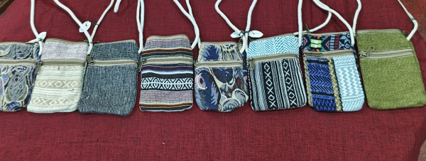 Hemp Fabric Sling Bag