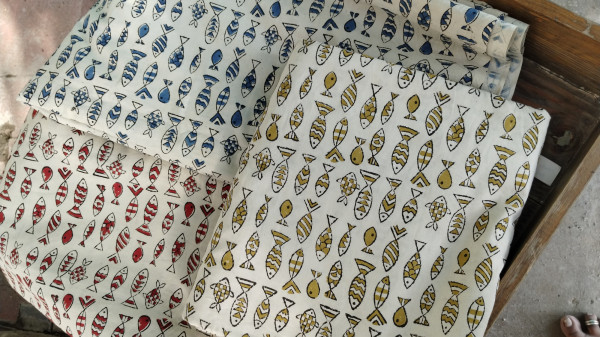 Hand block Print Fabric