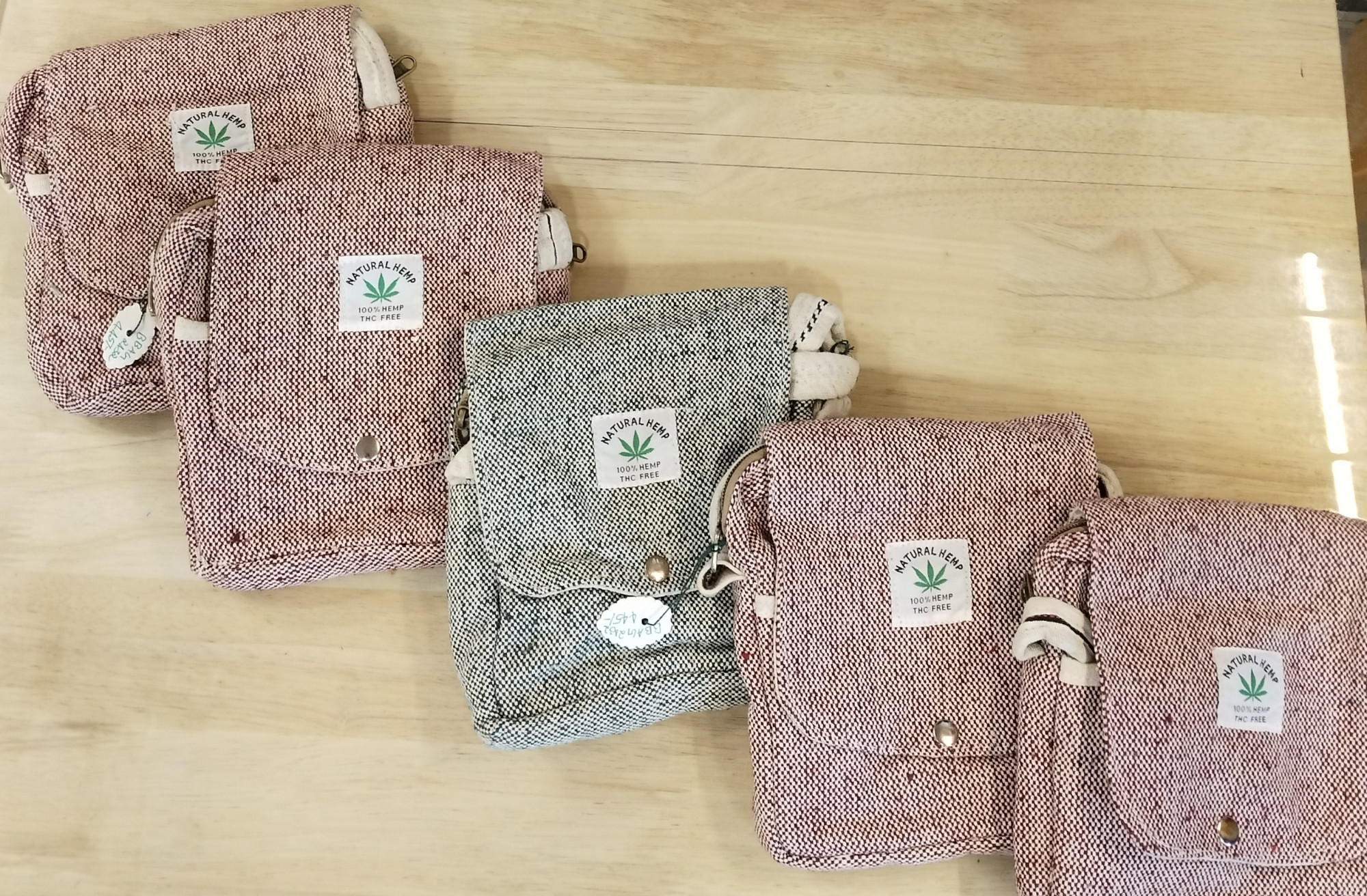 Hemp Fabric Sling Bag