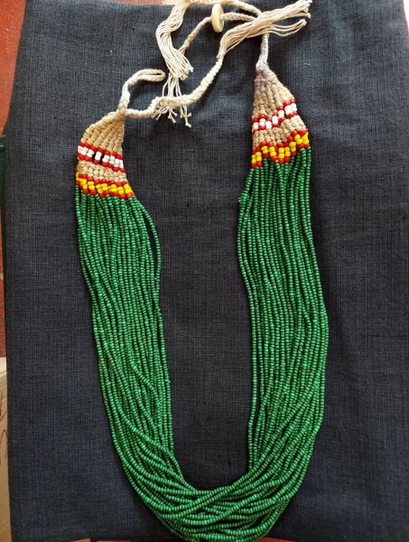 Glass Bead Multi-strand Necklace from Nagaland