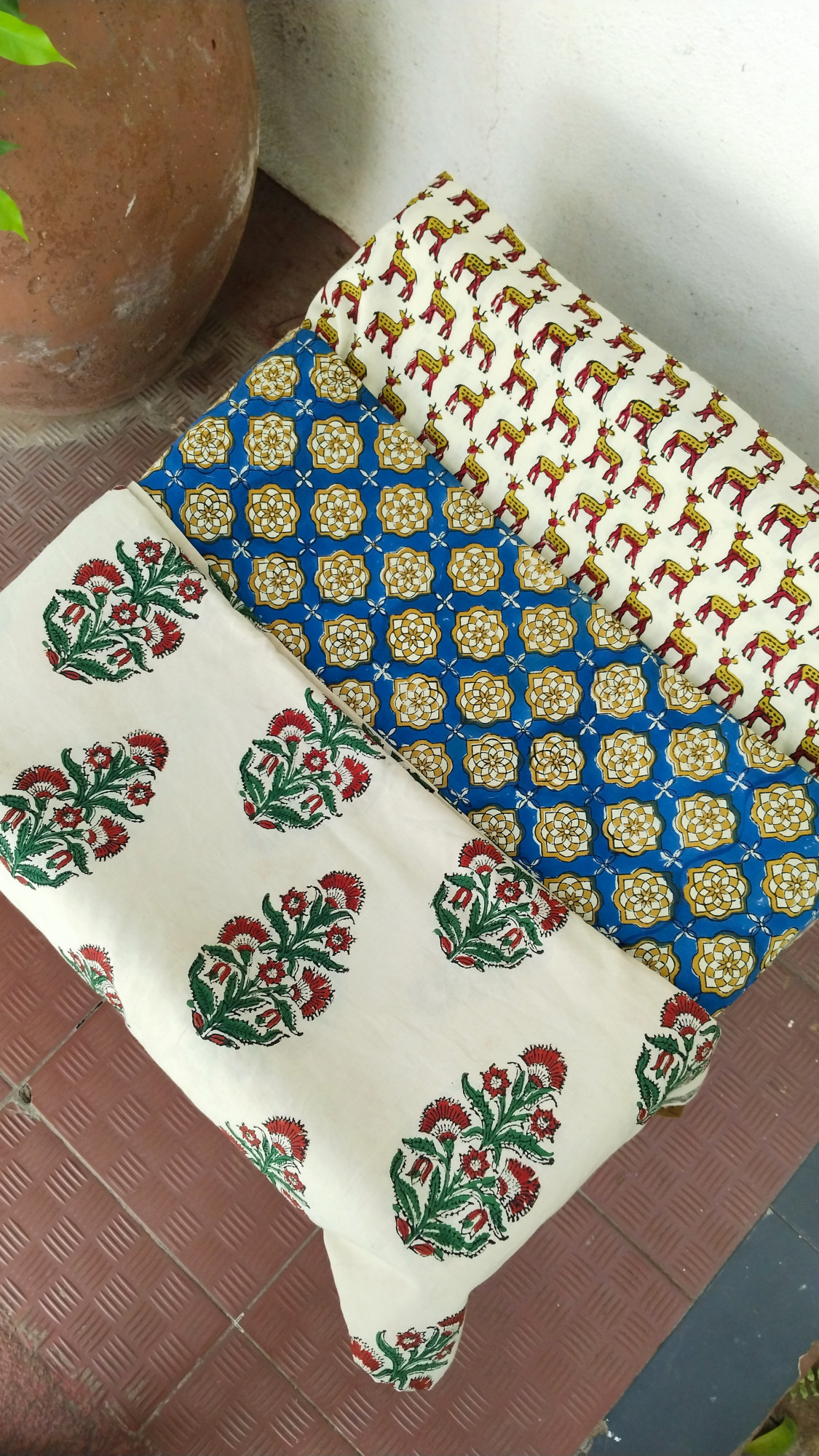Hand Block Print Cotton Fabric