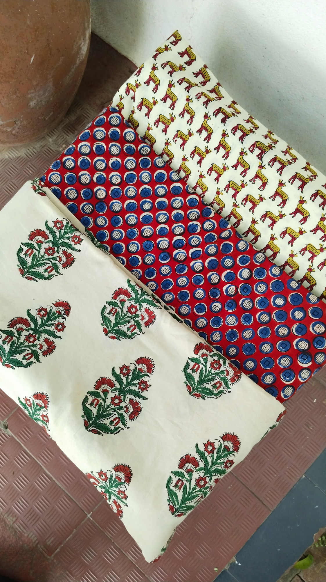 Hand Block Print Cotton Fabric