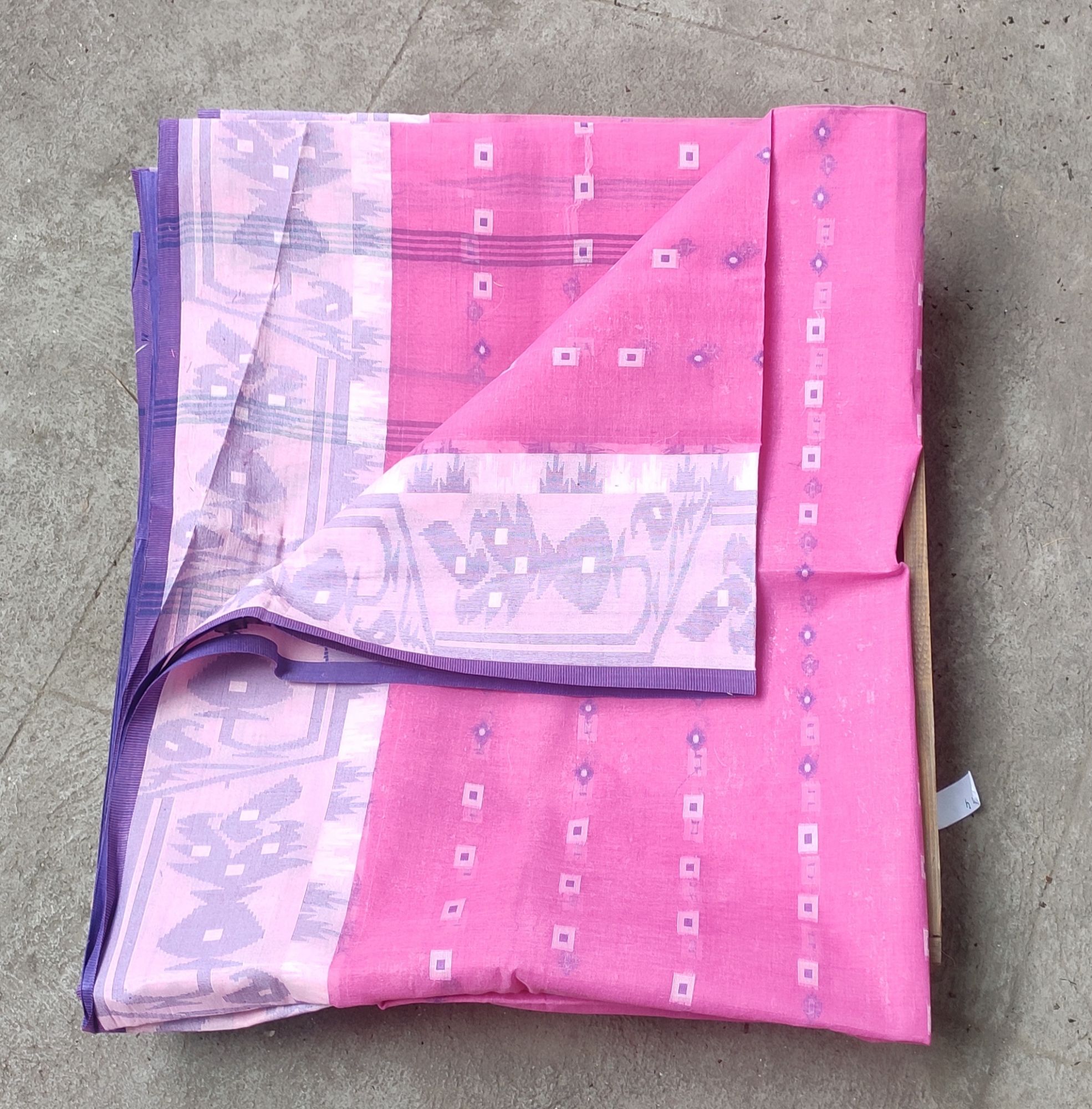 Fulia Cotton saree with Jamdhani Border