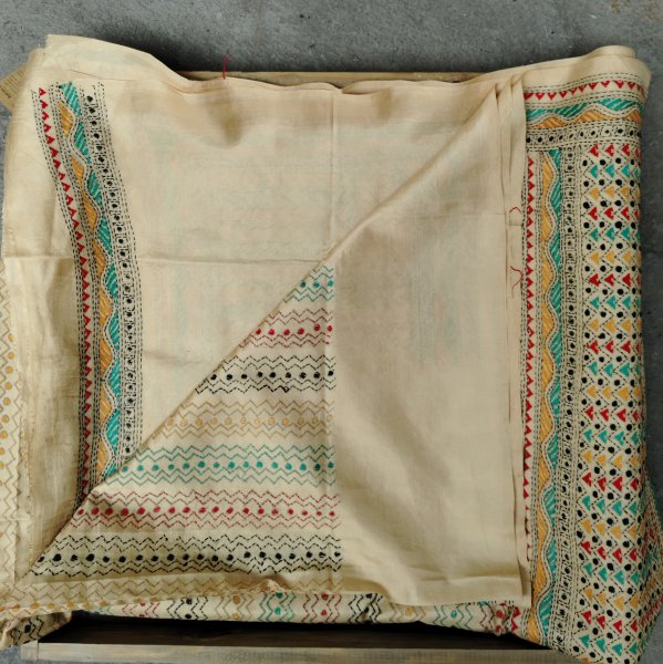 Kantha silk saree