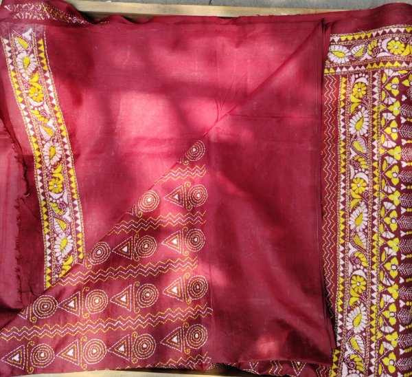 Kantha silk Saree