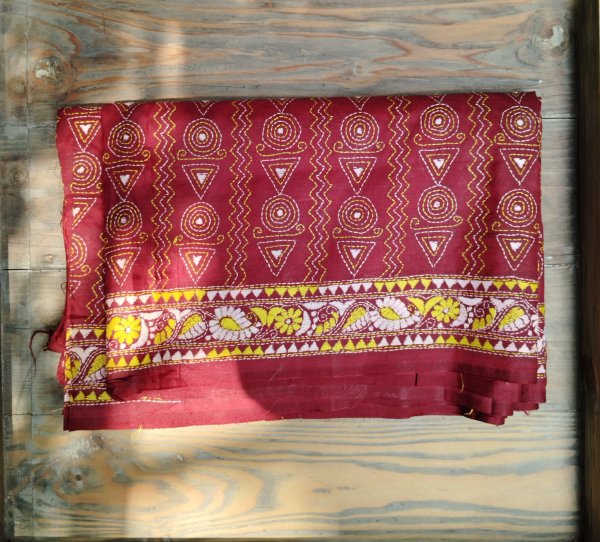 Kantha silk Saree