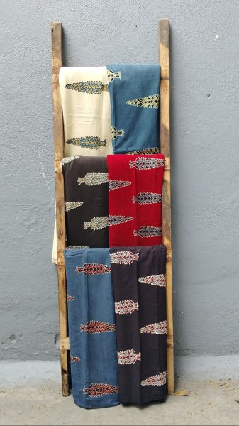 Ajrakh Print Cotton Fabric