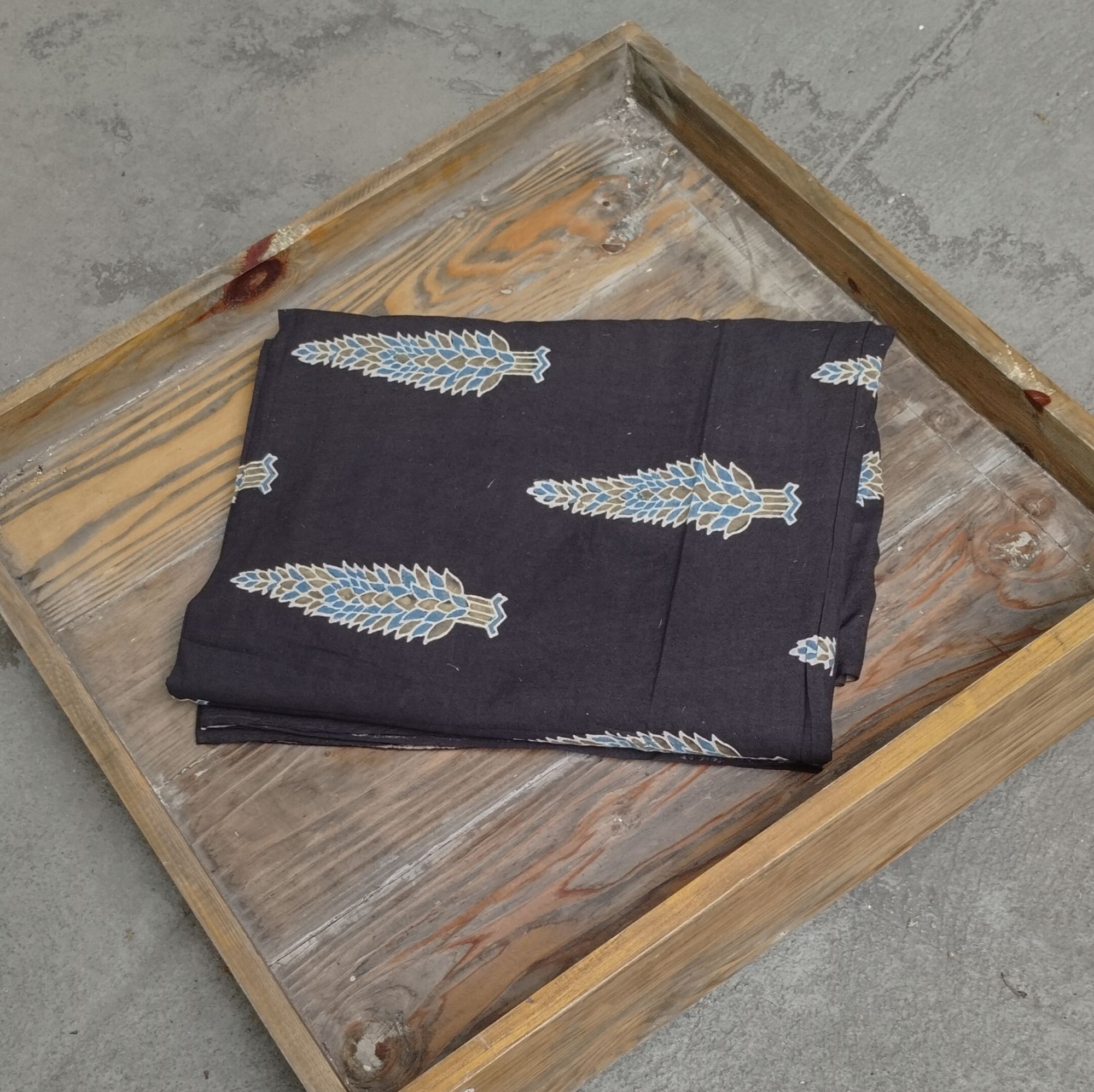 Ajrakh Print Cotton Fabric