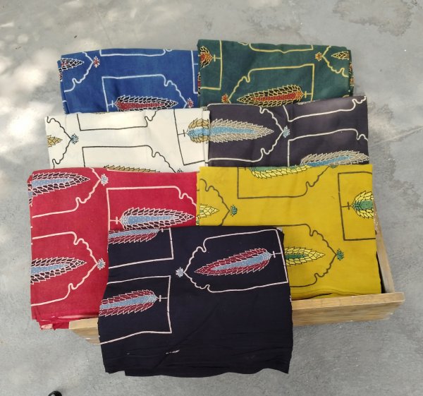Ajrakh Print Cotton Fabric