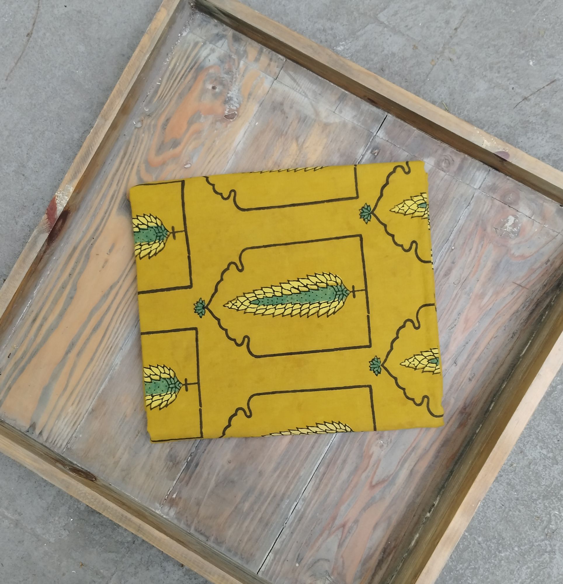 Ajrakh Print Cotton Fabric