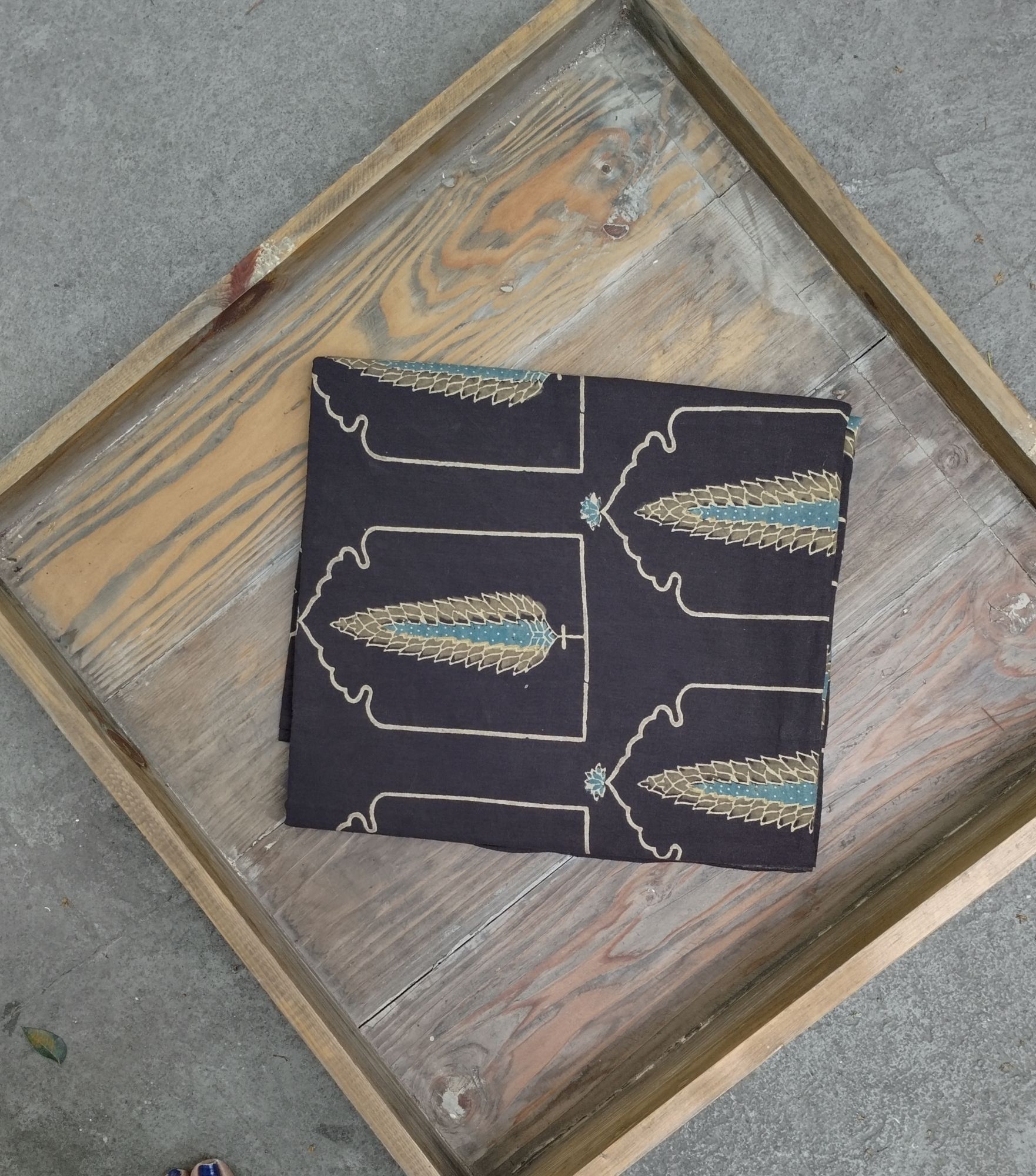 Ajrakh Print Cotton Fabric