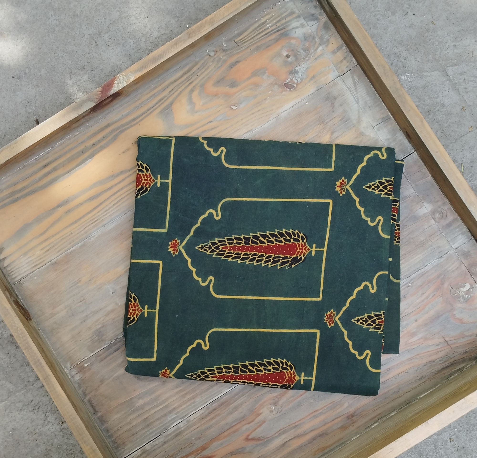 Ajrakh Print Cotton Fabric