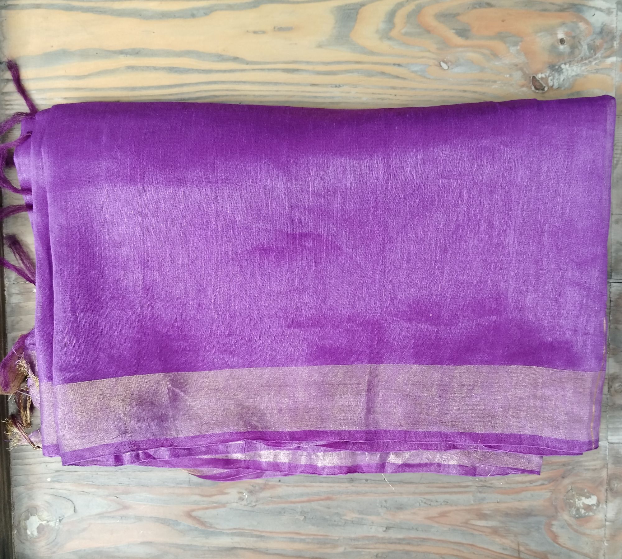 Linen Silk Saree