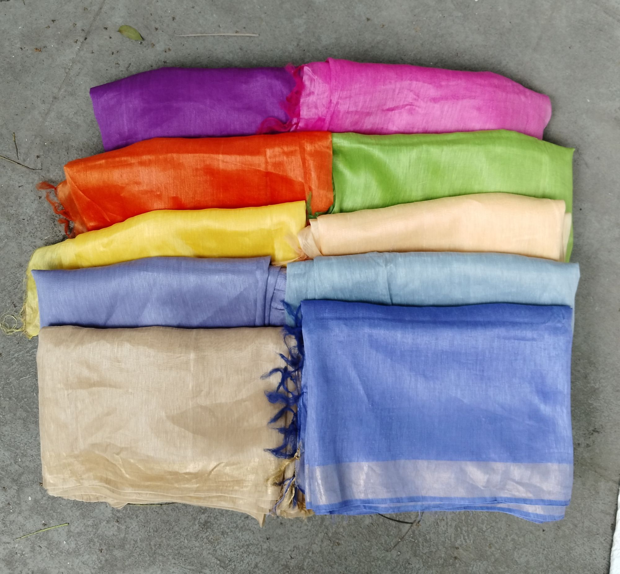 Linen Silk Saree