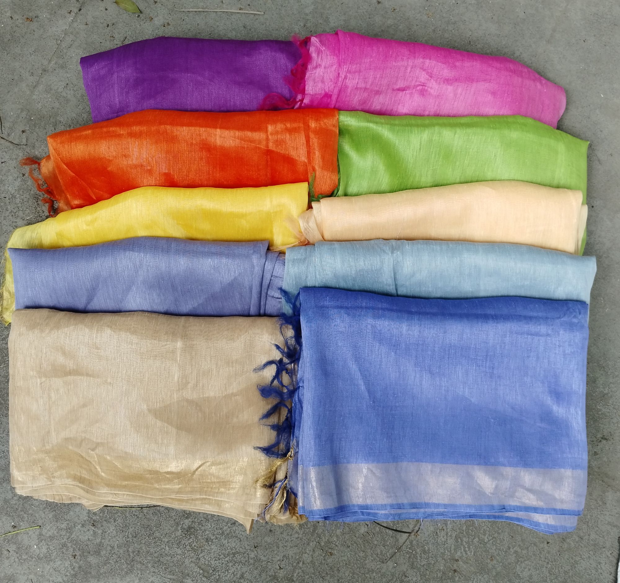 Linen Silk Saree