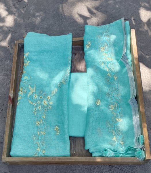 Linen Unstitched Dress Material