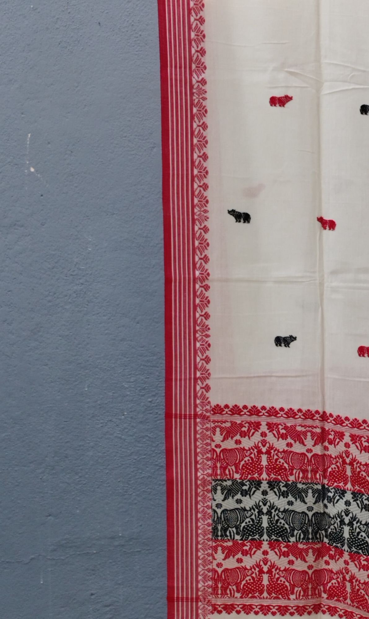 Assam Weave Cotton Dupatta
